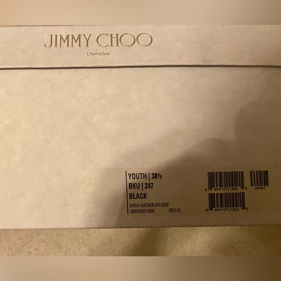 Authentic Jimmy Choo black leather Biker boots - Picture 7 of 8